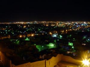 نمای شب شهر بیرجند