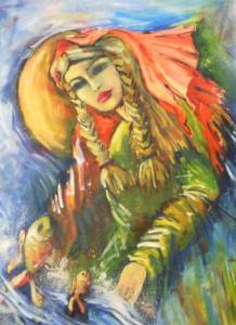 رنگ روغن روی کانواس