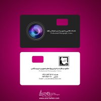 کارت ویزیت خدمات تصویری رنگ ها