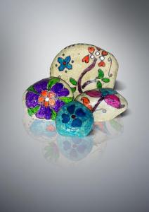 نقاشی روی سنگ (طرح رو)