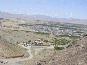 شهرستا ن تربت حیدریه ازارتفاع 2000متری دریک زاویه