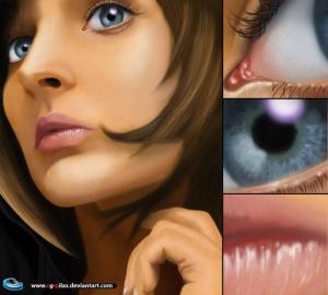 face girl