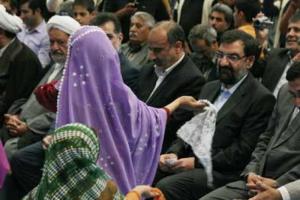 دستمال بازی جلوی محسن رضایی