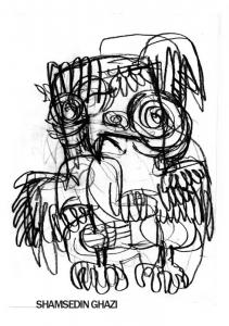 bird drawings-shamsedin ghazi
