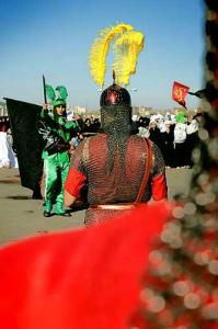 مراسم تعزیه خوانی عاشورا / یکی از محلات اردبیل 1389