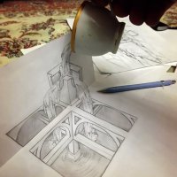 نقاشی های سه بعدی کوچک، دنیای بزرگ