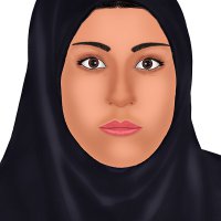 طراحی وکتور دختر