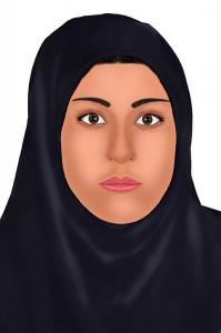 طراحی وکتور دختر
