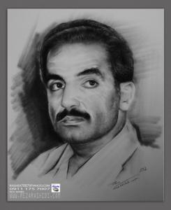 طراحی سیاه قلم از چهره شما . رضا رشیدی